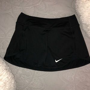 Black Nike Dri-fit Tennis / Running Skirt